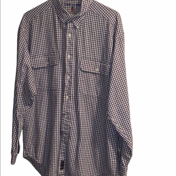 Tommy Hilfiger Plaid LongSleeve Button Up Sz Large - Picture 1 of 9